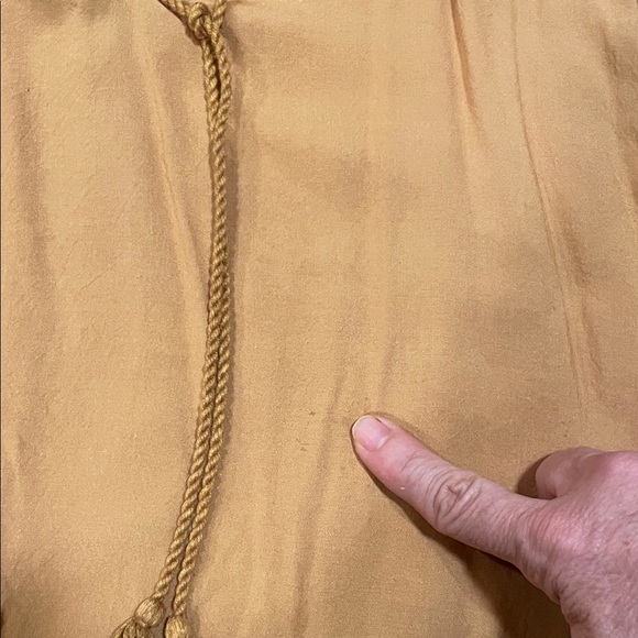 Scully Women’s Embroidered Mustard Blouse - Picture 2 of 6